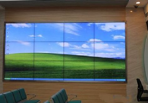 滨海液晶拼接屏的另类用法。